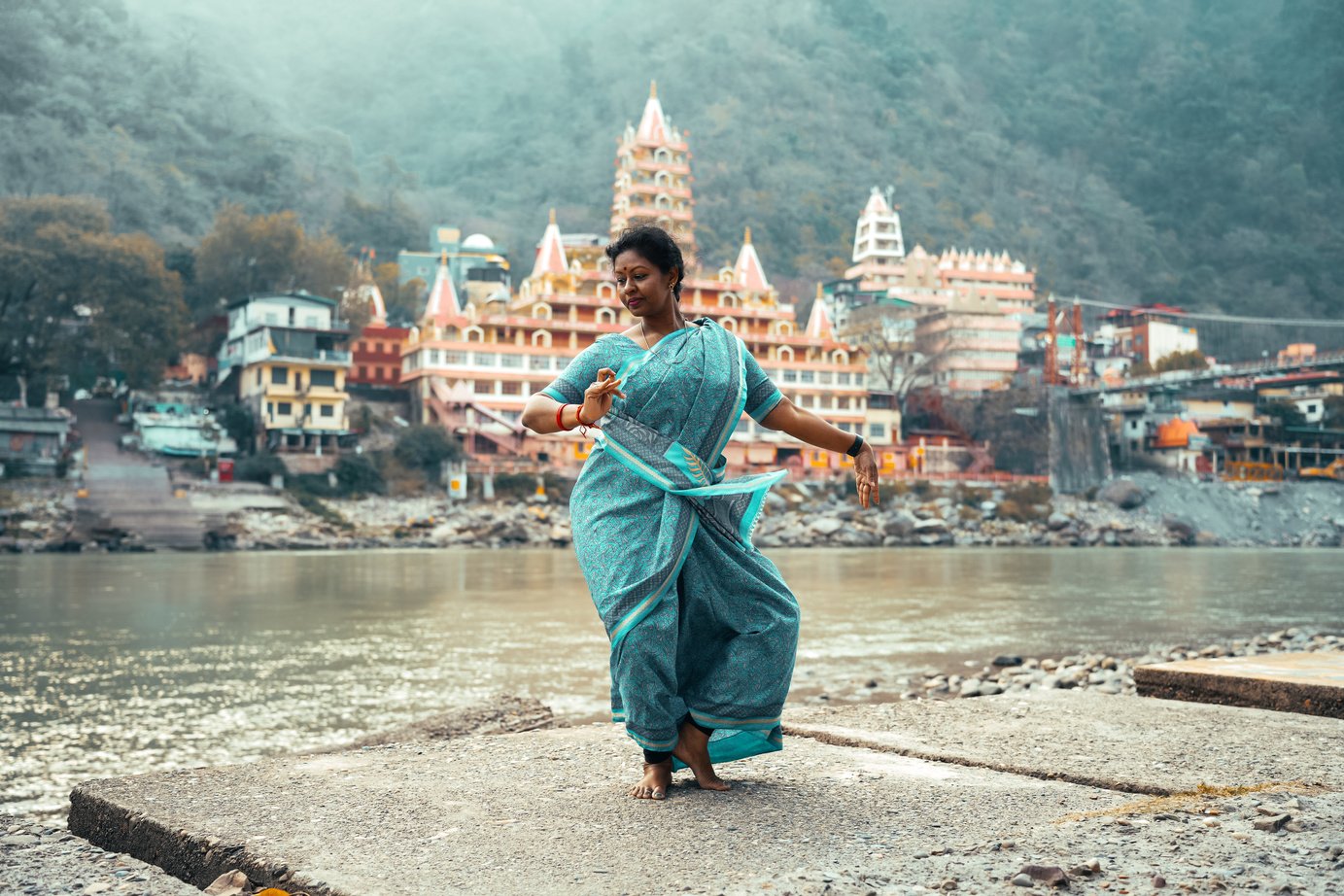 Tapovan  ghat, Rishikesh, Uttarakhand.